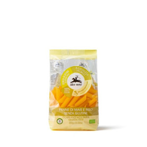 Makaron kukurydziano-ryżowy PENNE bezglutenowy BIO 250 g Alce Nero