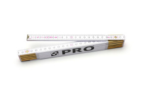 Miara Składana Drewniana 2 Metry Miarka 200cm Pro