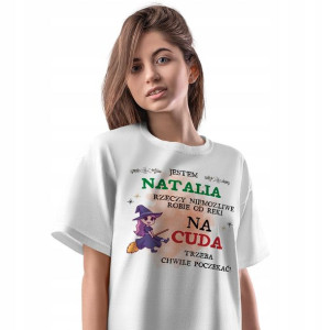 T-Shirt Damski Dla Natalii Koszulka S Prezent