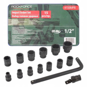 ZESTAW NASADEK UDAROWYCH 1/2 10-32mm + pokrętło