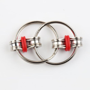 Fidget Antystresowa Zabawka Flippy Ring CZERWONA