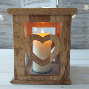 Lampion Drewniany Romantyczne Lampiony Na Taras