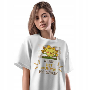 T-Shirt Damski Dla Niny Koszulka S Prezent