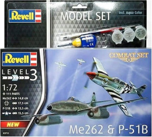 Revell 63711 Messerschmitt Me262 - P-51B Mustang