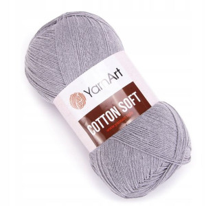 Włóczka YarnArt Cotton Soft 46 / szary