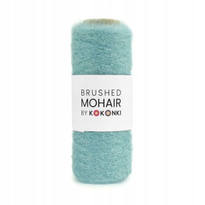 Nić Włóczka Brushed Mohair by KOKONKI jasny petrol