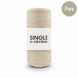 Nić Włóczka SINGLE Pure KOKONKI owsiany