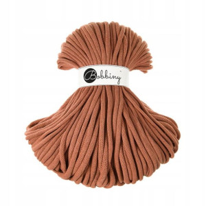 Sznurek pleciony Bobbiny Jumbo Terracotta 9mm 100m