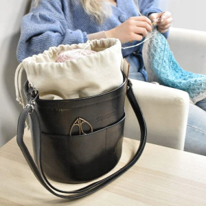 Kokoner torba na włóczkę KOKONKI Accessories skóra