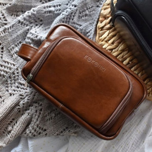Organizer KOKONKI Accessories skóra karmel