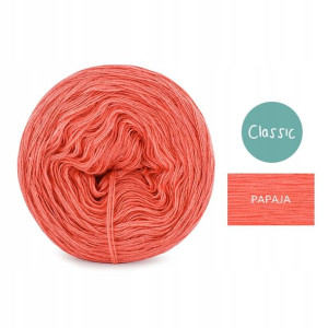 KOKONEK Classic Mono włóczka - papaja / 250m