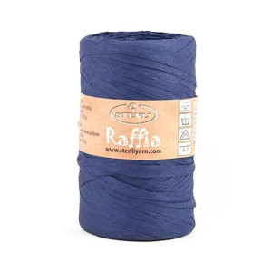 Włóczka Stenli Raffia 09 rafia papierowa atrament