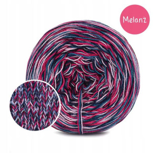 KOKONEK Melanż Soft R100 4 nitki, 375 m, 100 g