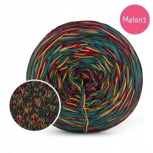 KOKONEK Melanż Soft R98 4 nitki, 375 m, 100 g