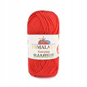 Włóczka Himalaya Everyday Bambus 15 / czerwień