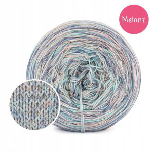KOKONEK Melanż Soft R102 4 nitki, 375 m, 100 g