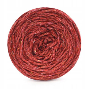 Włóczka KOKONKI Tweed truskawkowy ~260 m 100 g
