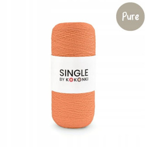 Nić Włóczka SINGLE Pure KOKONKI mango MERINO