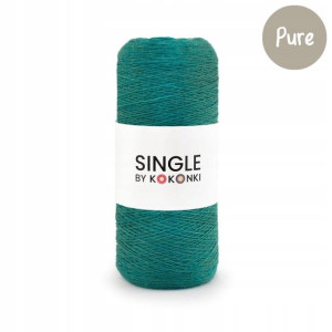 Nić Włóczka SINGLE Pure KOKONKI morski MERINO