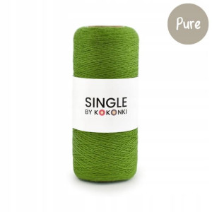 Nić Włóczka SINGLE Pure KOKONKI paproć MERINO