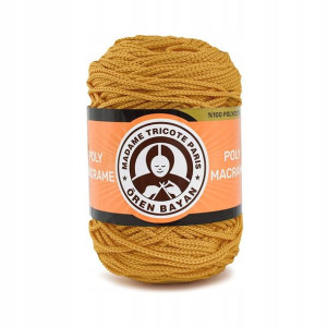 Sznurek MTP Poly Macrame 2mm 110 / miodowy