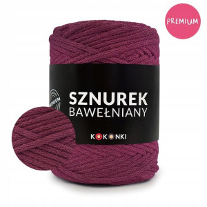 PREMIUM sznurek do makramy 5mm 100m jeżyna