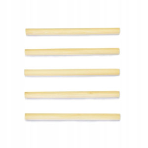 Zestaw 5x kijek do makramy drewniany 30cm / Ø16 mm