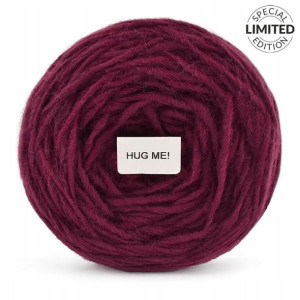 Włóczka KOKONKI HUG H12 / bordo / ~180 m