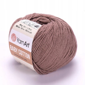 Włóczka YarnArt Baby Cotton 407 mocca