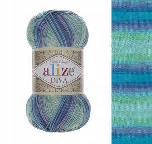 Włóczka Alize Diva Batik 1767