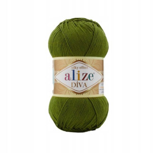 Włóczka Alize Diva 233 oliwka