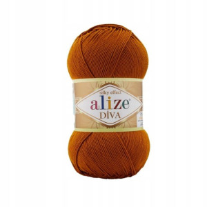 Włóczka Alize Diva 234 rdza