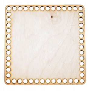 Baza dno koszyka kwadrat 24x24 cm otwory 10 mm