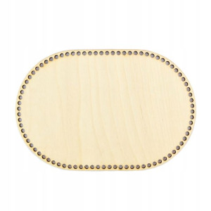Baza dno koszyka owal 17x26 cm otwory 5 mm