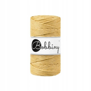 Sznurek do makramy Bobbiny 3mm / Miodowy / 100m