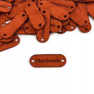 Metka nubuk premium "Handmade" / rdza
