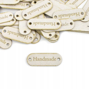 Metka nubuk premium "Handmade" / ecru