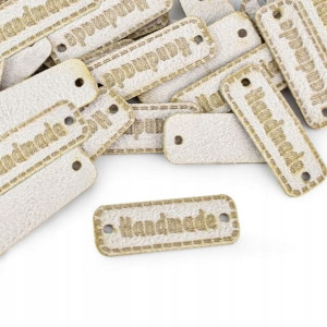 Metka nubuk premium "Handmade" / ecru