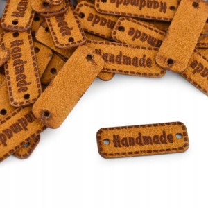 Metka nubuk premium "Handmade" / rudy