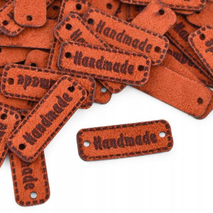 Metka nubuk premium "Handmade" / rdza