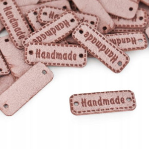 Metka nubuk premium Handmade / brudny róż