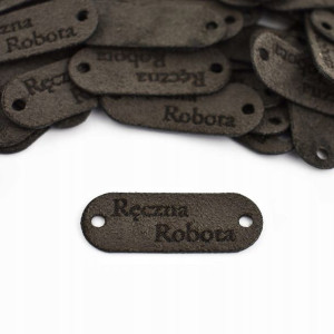 Metka nubuk premium Ręczna Robota ciemny szary