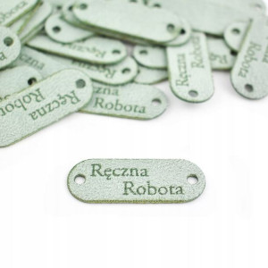 Metka nubuk premium Ręczna Robota seledyn