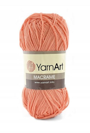 Sznurek poliestrowy YarnArt Macrame 1,5 160 morela