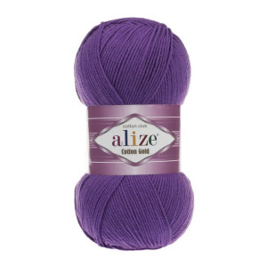 Włóczka Alize Cotton Gold 44 intensywny fiolet 100