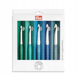Zestaw ergonomicznych szydełek PRYM 7,0 - 12,0 mm