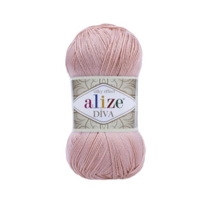 Włóczka Alize Diva 363 / jasny róż