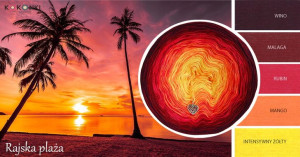 Włóczka KOKONEK Classic A760 MIX Rajska plaża