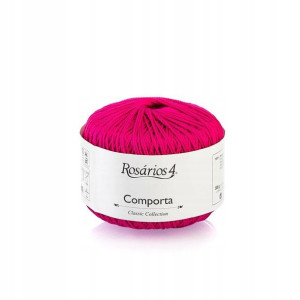 Włóczka Rosarios 4 Comporta 9 Rosa fuksja 50g