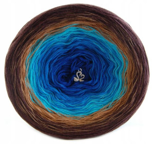 Włóczka KOKONEK Classic A076 Ombre Lekka Gładka